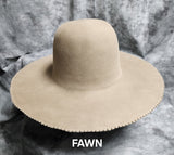 100x Beaver/Lite Weight/Dress Western, 160g. 12cm. brims., western stiff