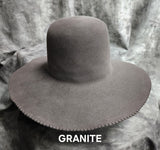 100x Beaver/Lite Weight/Dress Western, 160g. 12cm. brims., western stiff