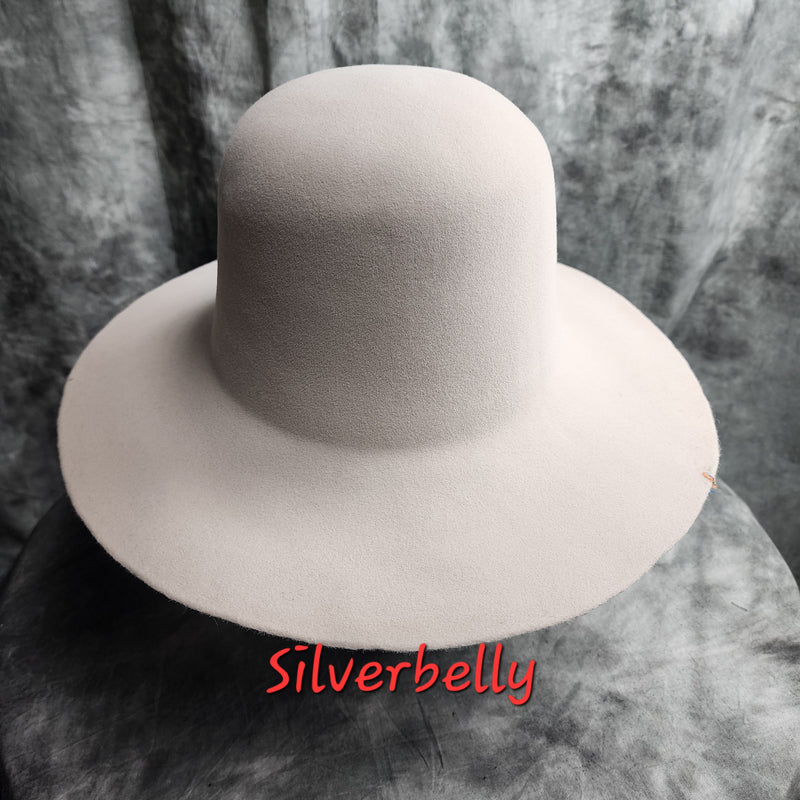 100X Rabbit Fur Felt Hat Body – Dress Weight 120g