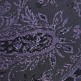 Purple Paisley pattern example hat liner